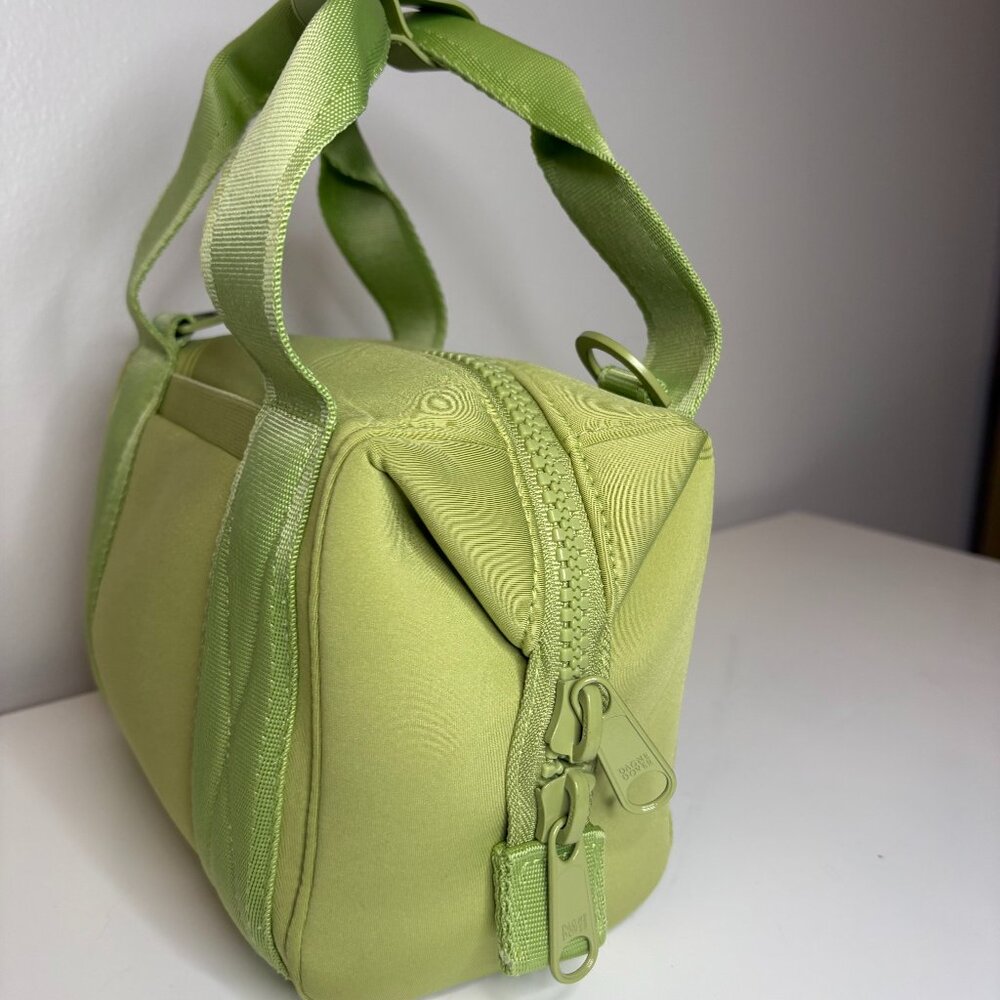 Dagne Dover London Carryall line Green Small Barely Used RARE FIND - Picture 8 of 14